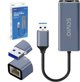 Savio AK-83 Προσαρμογέας USB-A 3.1 Gen 1 σε RJ-45 Gigabit Ethernet για Ενσύρματη Δικτύωση