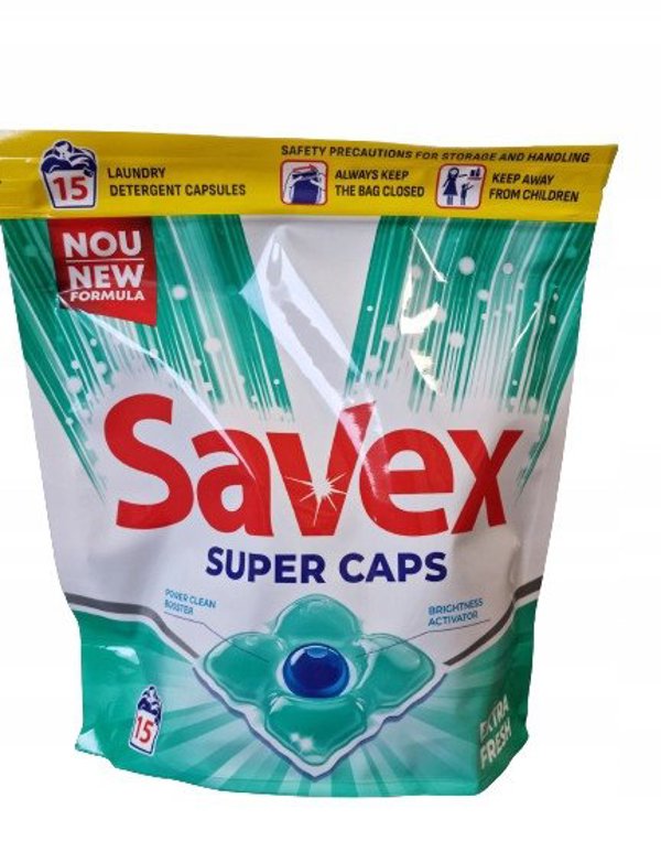 Savex Savex Κάψουλες για λευκά ρούχα, 15 τεμάχια