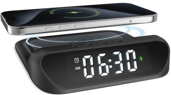 Ξυπνητήρι SBS + ασύρματος φορτιστής 15W