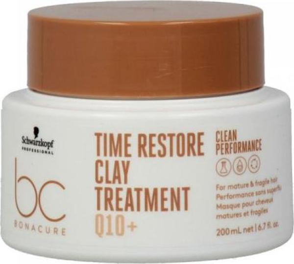 Schwarzkopf Μάσκα για Λεπτά Μαλλιά Schwarzkopf Bonacure Time Restore Clay (200 ml)