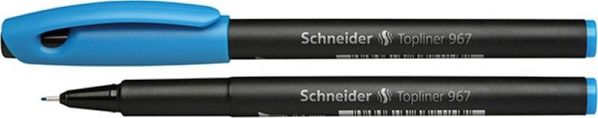 Schneider Topliner 967 Fineliner, 0.4mm, Ανοιχτό Μπλε
