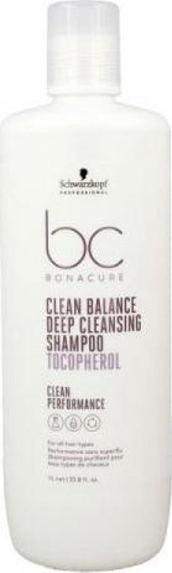 Σαμπουάν Αναζωογόνησης Schwarzkopf Bonacure Clean Balance Tocopherol (1000 ml)
