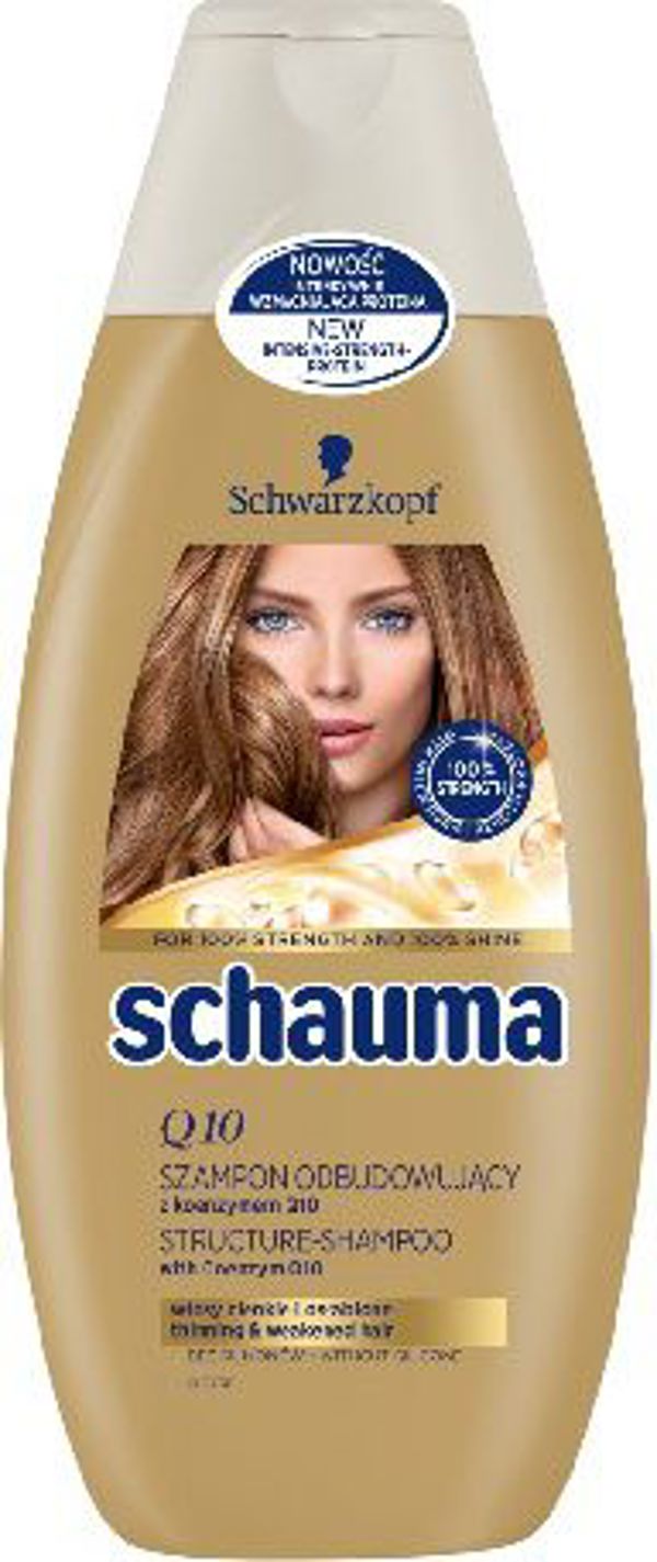 Schwarzkopf Schauma Σαμπουάν Αναδόμησης Μαλλιών Q10 400 ml