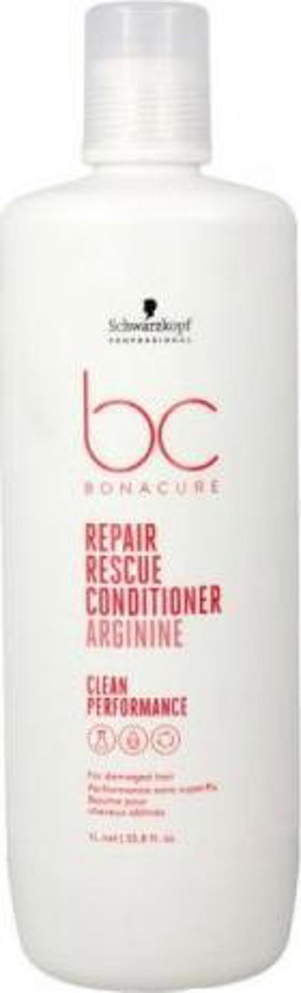 Schwarzkopf Bonacure Repair Rescue Conditioner, Αναζωογονητικό Conditioner για Φθαρμένα Μαλλιά με Αργινίνη, 1000ml