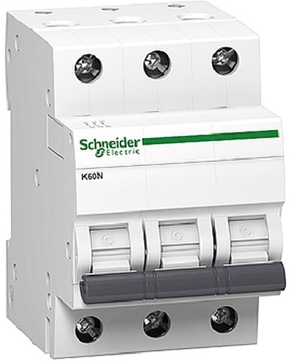 Schneider Electric Διακόπτης υπερέντασης 3P B 16A 6kA AC K60N (A9K01316)
