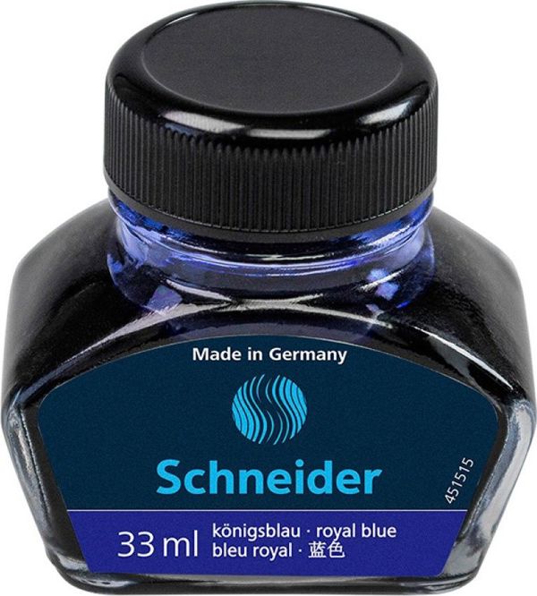 Schneider Μελάνι Στυλό σε Γυάλινο Μελανοδοχείο, 33ml, Μπλε