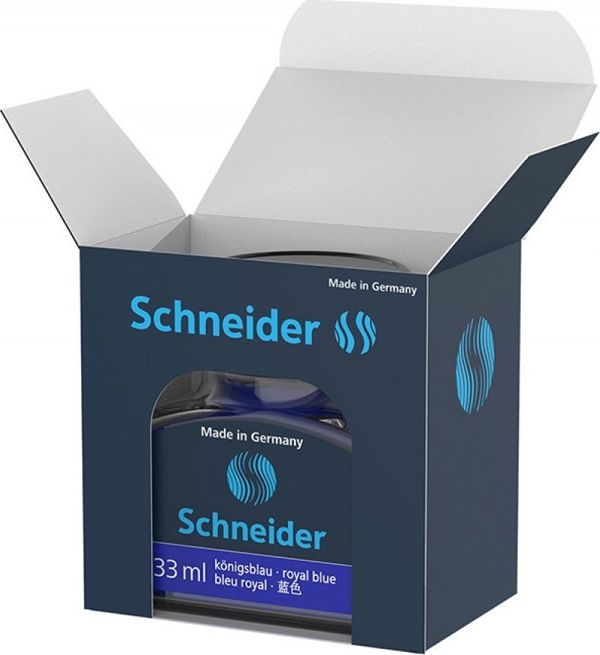Schneider Μελάνι Στυλό σε Γυάλινο Μελανοδοχείο, 33ml, Μπλε