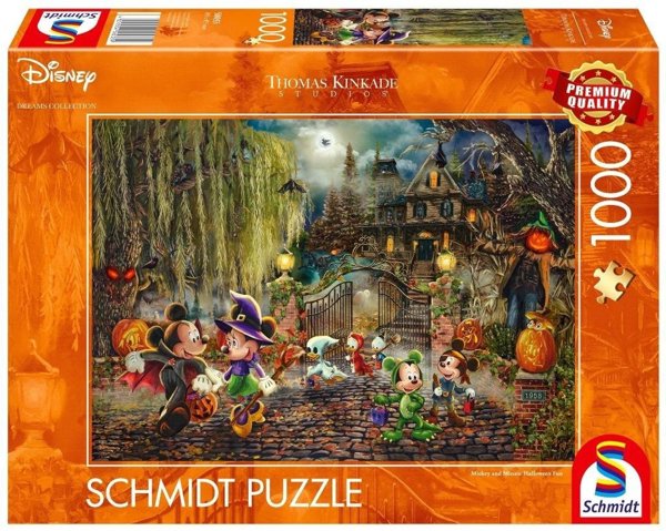 Puzzle PQ 1000 Μίκυ Μάους & Μίνι για το Halloween G3 EDUKAMP