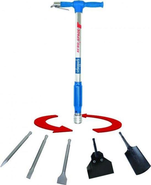 Scheppach AERO2 SPADE Πολυλειτουργική Συσκευή 5 σε 1, Πολυεργαλείο Κήπου και Εργοταξίου