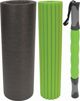 Schildkrot Ράβδοι Μασάζ 3 σε 1, Σετ Κύλινδροι Foam Roller για Αποθεραπεία & Μυοπεριτονιακή Χαλάρωση, Γκρι-Πράσινο