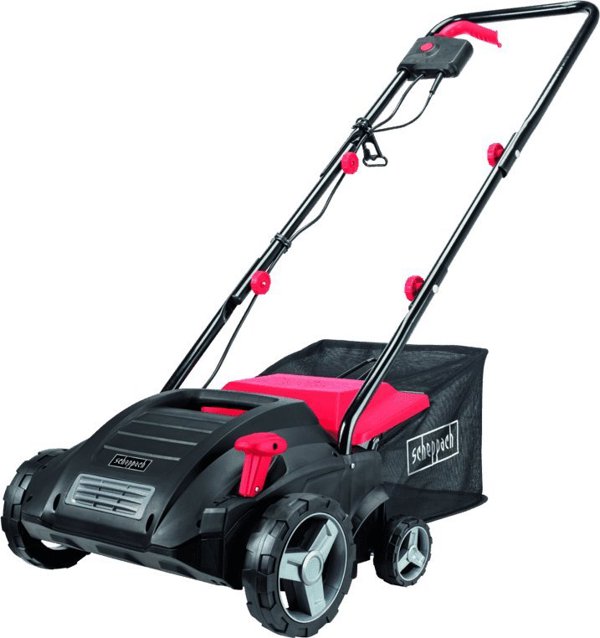 Ηλεκτρικός Αεριστήρας Γκαζόν Scheppach SC32, 1.5kW, 32cm, με Κάδο 30l