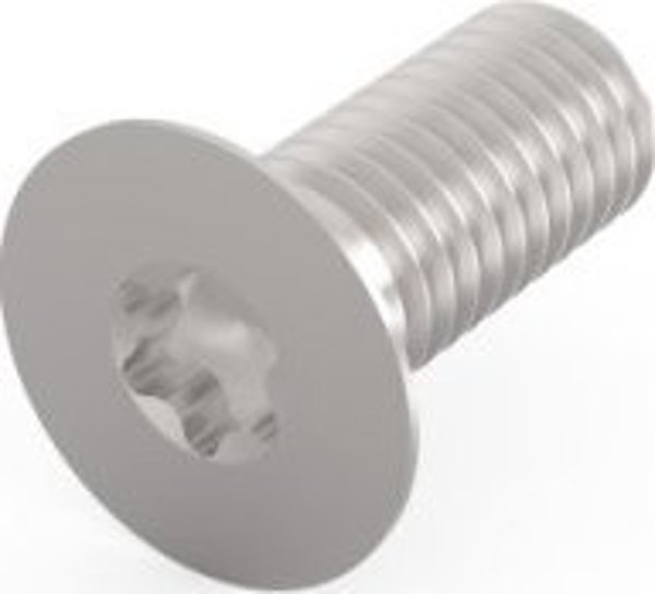 SCHROFF Βίδα SCHROFF με κωνική κεφαλή, Torx M5x12 mm, χάλυβας, γαλβανισμένη, 100 τεμ.