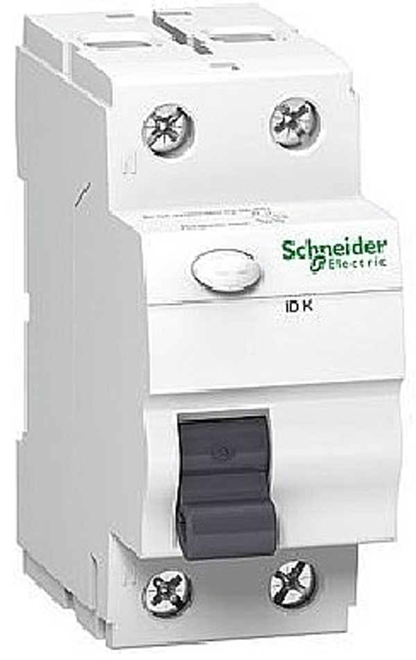 Διακόπτης διαφορικού ρεύματος Schneider 2P 40A 0,03A τύπου AC ID K - A9Z05240