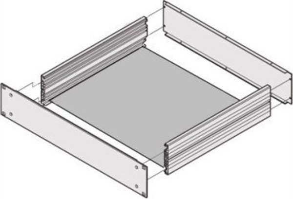 Πλάκα τοποθέτησης SCHROFF MultipacPRO, βάθος 390 mm