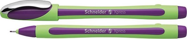 Schneider Xpress Fineliner, Στυλό Υψηλής Ποιότητας 0.8mm, Μωβ, Αδιάβροχο Μελάνι