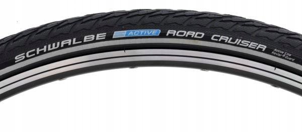 Schwalbe Road Cruiser ελαστικό, μαύρο, ανακλαστικό, 42-622 (28 x 1.60")