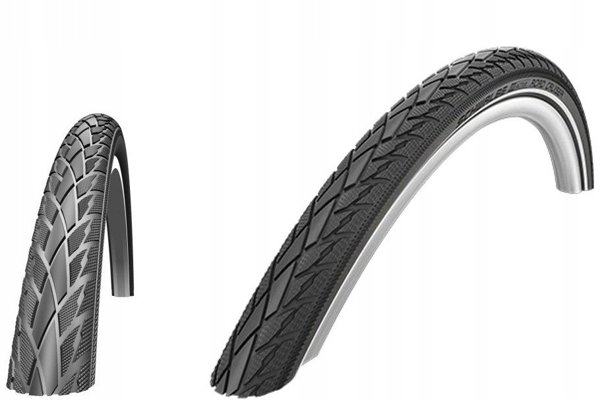 Schwalbe Road Cruiser ελαστικό, μαύρο, ανακλαστικό, 42-622 (28 x 1.60")
