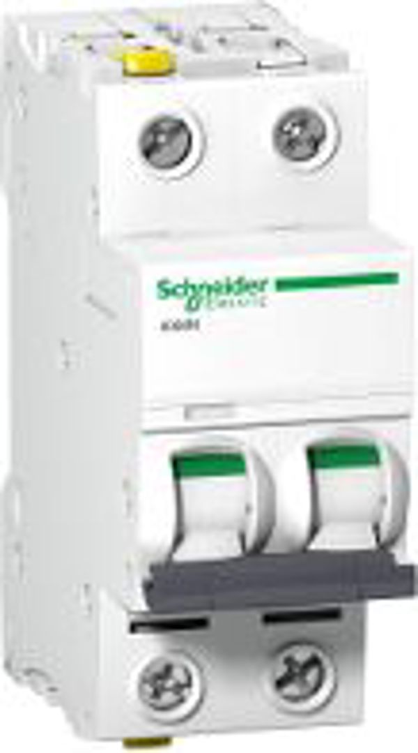Διακόπτης υπερέντασης 2P D 10A 6kA AC iC60N-D10-2 (A9F05210) Schneider Electric