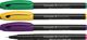 Schneider Topliner 967 Σετ Λεπτών Στυλό, 0.4mm, Fiber Tip για Σχέδιο και Γραφή, Πολύχρωμο, 1 Σετ