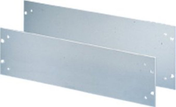 Μπροστινό πάνελ SCHROFF 19 με οπές για λαβές, 4 HU, 3 mm, Al, ανοδιωμένο, ακατέργαστες άκρες