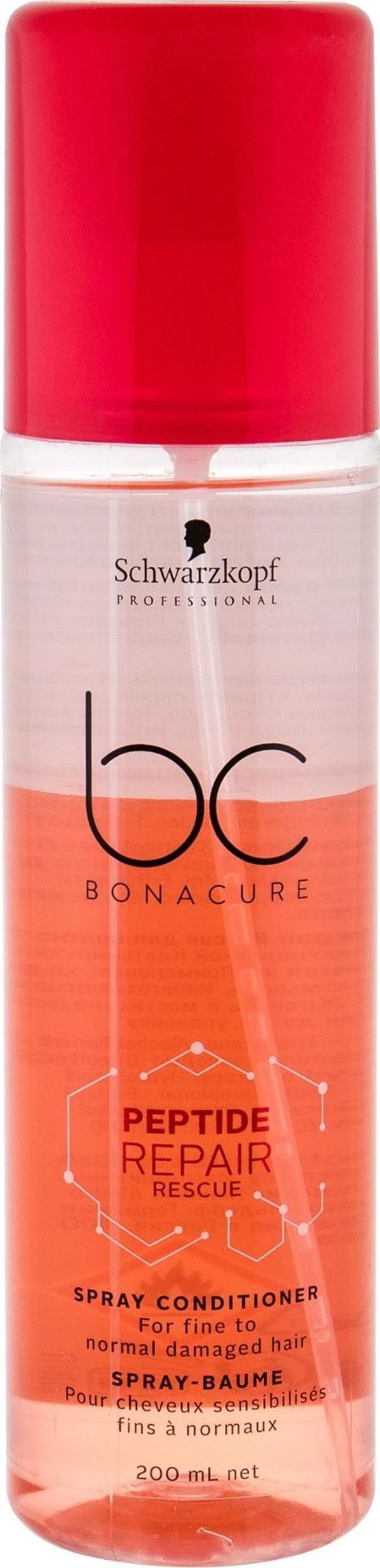 Schwarzkopf Schwarzkopf BC Bonacure Peptide Repair Rescue Spray Conditioner Conditioner 200ml 8201880 4045787722956
