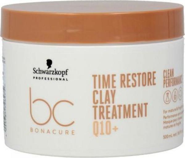 Μάσκα για Λεπτά Μαλλιά Schwarzkopf Bonacure Time Restore Clay (500 ml)