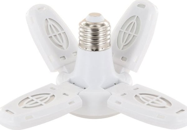 Schwaiger Schwaiger LED Leuchtmittel E27 360° 5Panels    weiß
