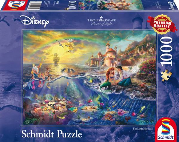 Schmidt Spiele Puzzle Thomas Kinkade: Η Μικρή Γοργόνα Ariel (59479)