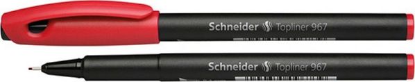 Στυλό Schneider Topliner 967 Fineliner, 0.4mm, Κόκκινο