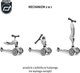Scoot and Ride HK1 Lifestyle 2w1 περπατούρα και πατίνι για παιδιά 1-5 ετών, χρώμα: Wildcat