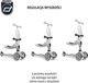Scoot and Ride HK1 Lifestyle 2w1 περπατούρα και πατίνι για παιδιά 1-5 ετών, χρώμα: Wildcat