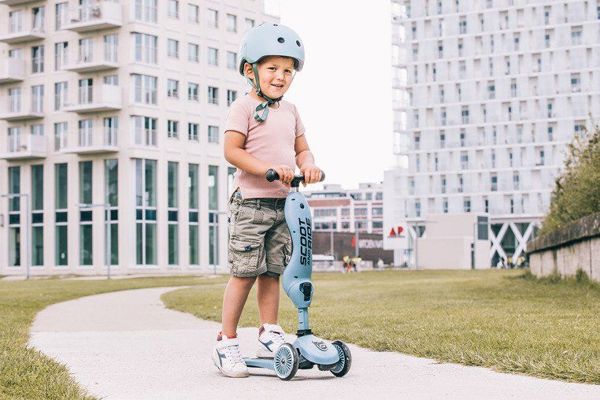 ScootAndRide Κράνος για παιδιά 1-5 ετών Steel μ. XXS-S (96322)