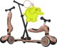 Scoot and Ride HK1 Push and Go 2w1 περπατούρα και πατίνι για παιδιά 1-5 ετών, χρώμα: Mocha