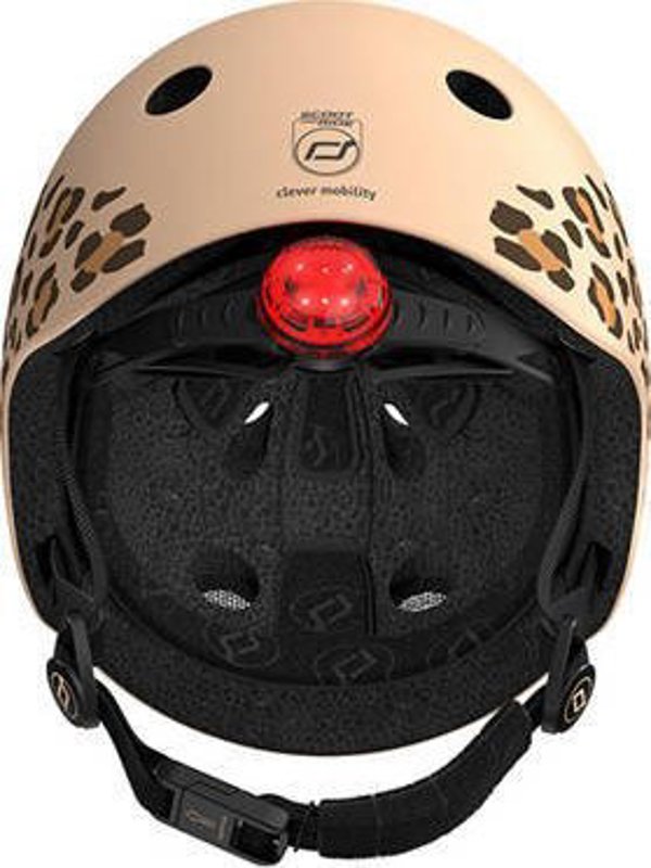 Scoot and Ride Κράνος για παιδιά 1-5 ετών μέγεθος XXS-S, χρώμα: Leopard