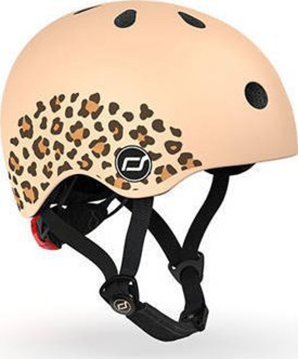 Scoot and Ride Κράνος για παιδιά 1-5 ετών μέγεθος XXS-S, χρώμα: Leopard