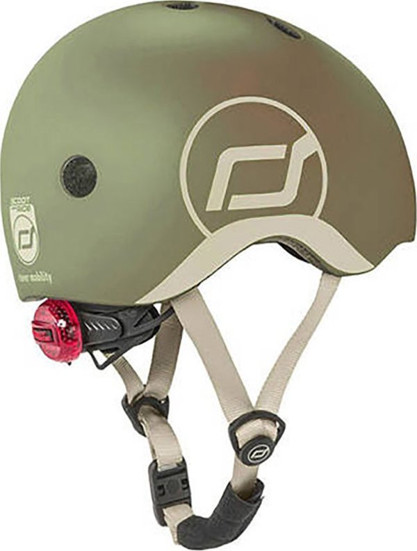 Scoot and Ride Κράνος για παιδιά 1-5 ετών μέγεθος XXS-S, χρώμα: Olive