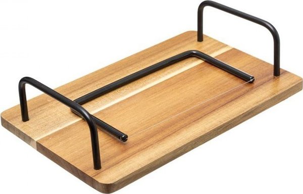 Secret de Gourmet Δίσκος Σερβιρίσματος Ξύλινος με Κόφτη 24 x 15 x 10 cm