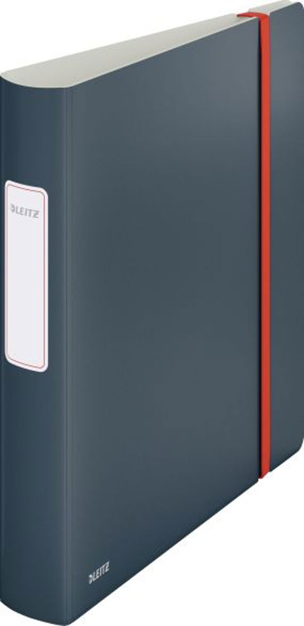Κλασέρ Leitz 180° Cozy A4 30mm, Γκρι, Δίχρωμο Με Μηχανισμό Μοχλού