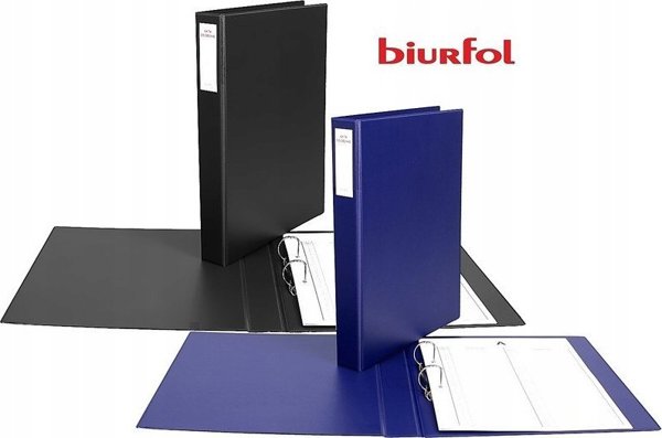 Segregator Biurfol Segregator do akt osobowych Biurfol A4/4cm 2R granatowy, GRANATOWY