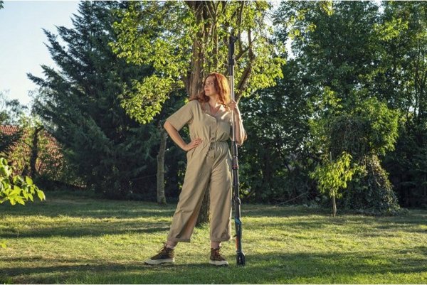 Ψαλίδι κλαδέματος Gardena GARDENA Ασύρματο Τηλεσκοπικό Ψαλίδι Κλαδέματος HighCut 250/18V P4A solo, 18V (σκούρο γκρι/τυρκουάζ, χωρίς μπαταρία και φορτιστή, POWER FOR ALL ALLIANCE)
