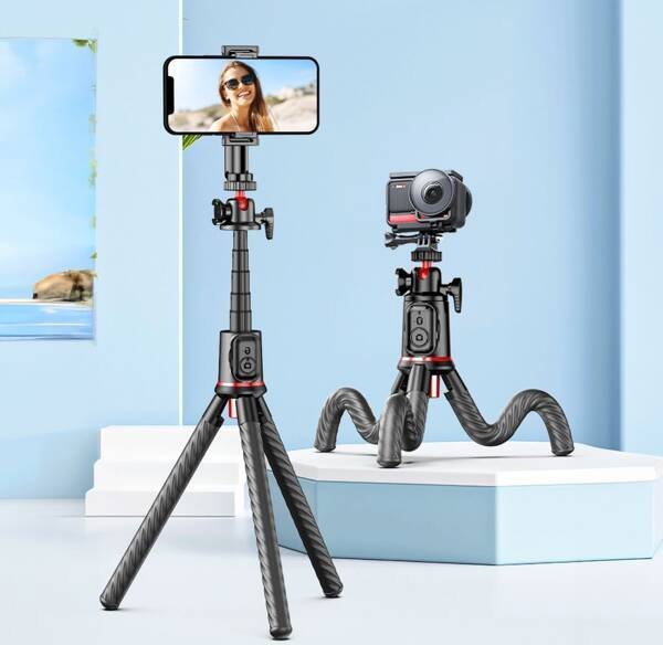 Selfie stick Tech-Protect TECH-PROTECT L07S BLUETOOTH SELFIE STICK ΕΥΕΛΙΚΤΟ ΤΡΙΠΟΔΟ ΜΑΥΡΟ 13816099 5906203691258
