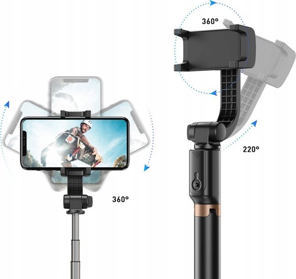 Selfie stick Apexel Selfiestick/τρίποδο bluetooth APEXEL APL-D6 (μαύρο)