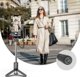 OEM Selfie stick Σετ / βάση selfie με τηλεχειριστήριο Bluetooth τρίποδο μαύρο Q11 / TR19