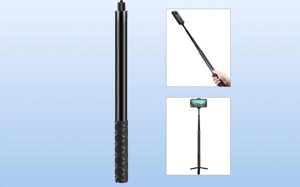 Selfie stick Puluz Μεταλλική βάση selfie Puluz 150 cm για Insta360 One RS / X2 / X3 / X4