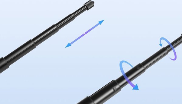 Selfie stick Puluz Μεταλλική βάση selfie Puluz 150 cm για Insta360 One RS / X2 / X3 / X4