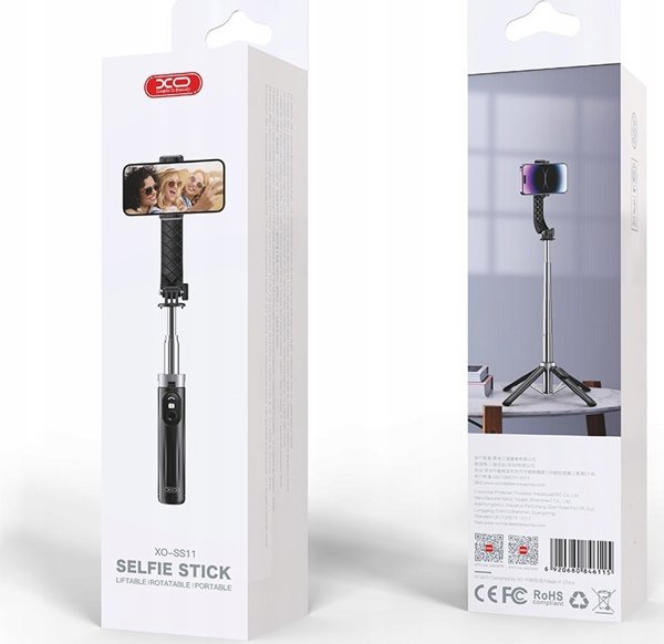 Μπαστούνι selfie XO XO Selfie Stick BT Tripod SS11 100cm, μαύρο