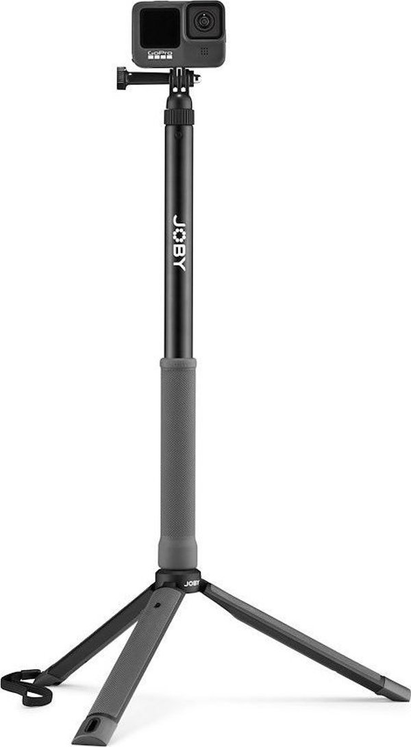 Joby TelePod Sport Μπαστούνι Selfie & Τρίποδο για Smartphone & Action Camera, Μαύρο/Κόκκινο