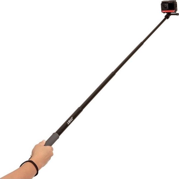 Joby TelePod Sport Μπαστούνι Selfie & Τρίποδο για Smartphone & Action Camera, Μαύρο/Κόκκινο