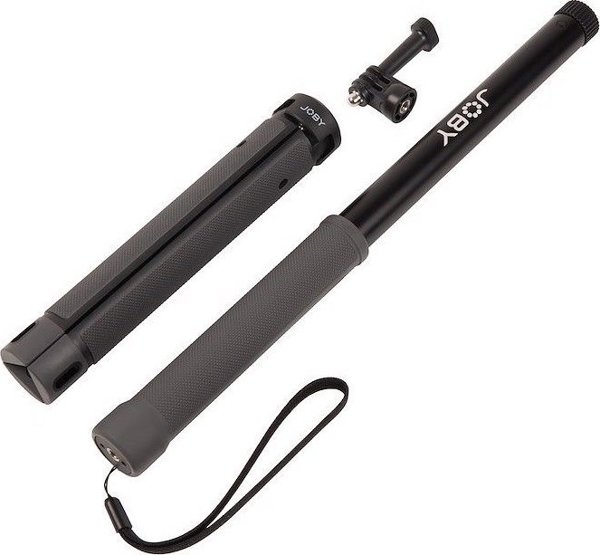 Joby TelePod Sport Μπαστούνι Selfie & Τρίποδο για Smartphone & Action Camera, Μαύρο/Κόκκινο