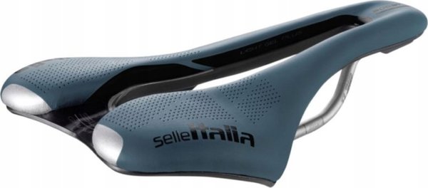 Selle Italia Σέλα SELLE ITALIA SLR BOOST GRAVEL TI316, Superflow L (id match - L3), TI 316 Rail, Fibra-Tek, Light Gel, 209g, Μπλε (NEW)